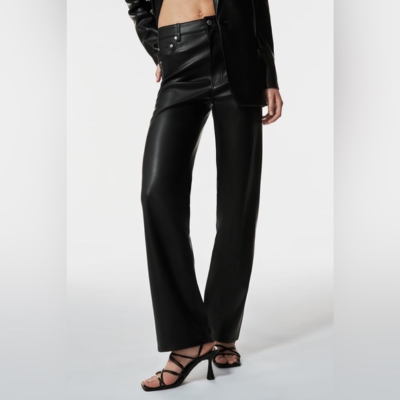 Zara Pants & Jumpsuits Zara The 9s Full Length Faux Leather Pants